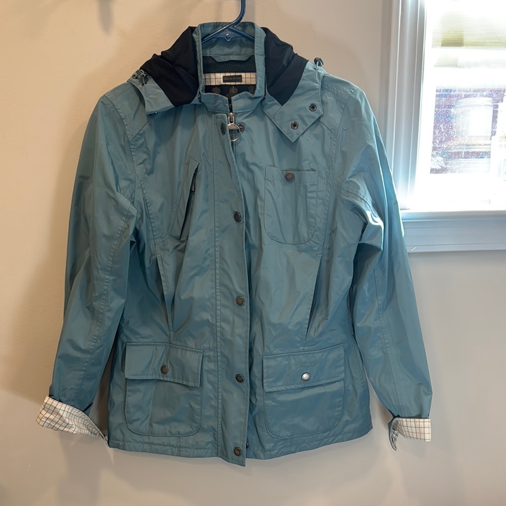 Women's Blue Hooded Jacket